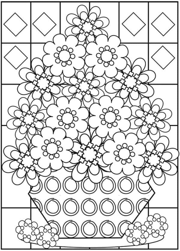 Mosaik Bunga