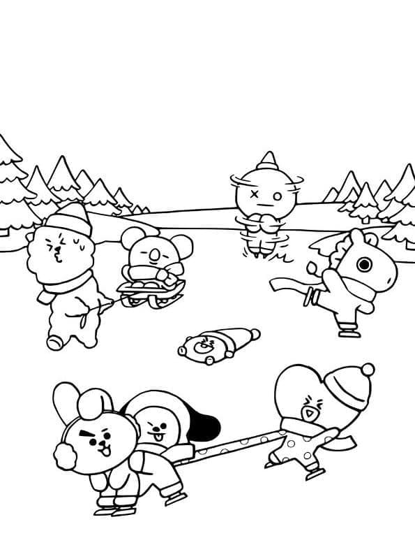BT21 Gratis Untuk Anak-Anak