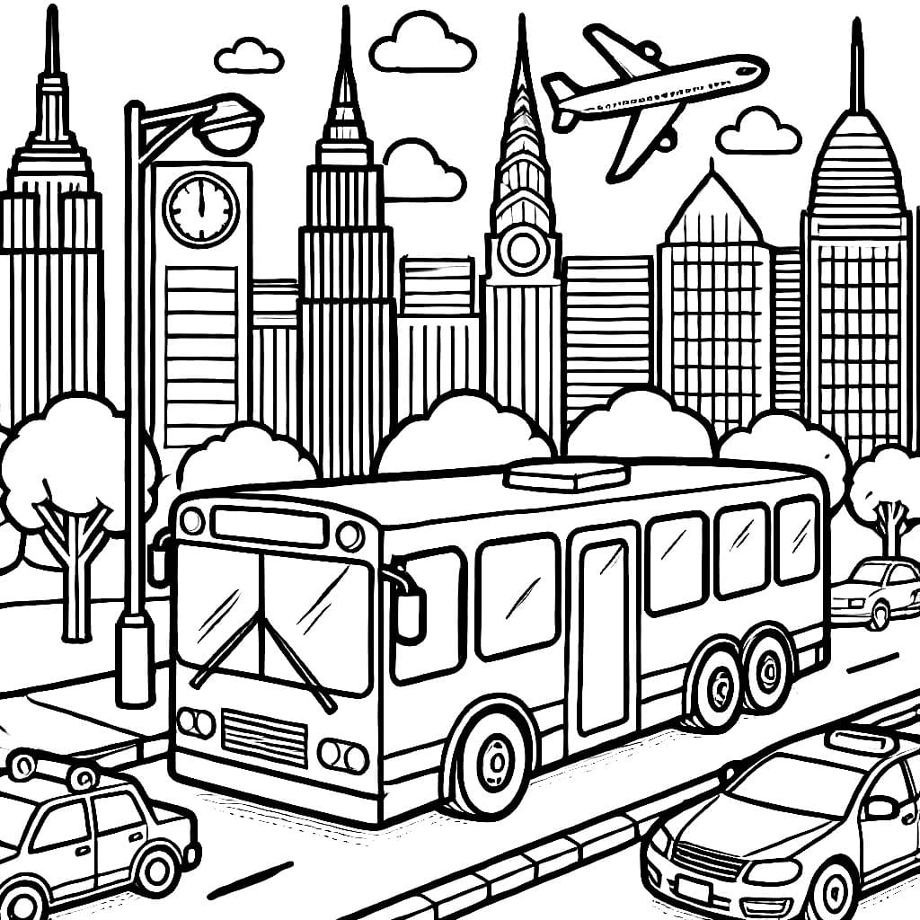 Bus Di kota