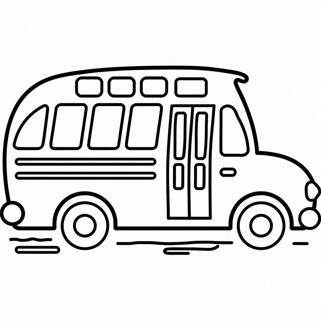 Bus mudah lucu