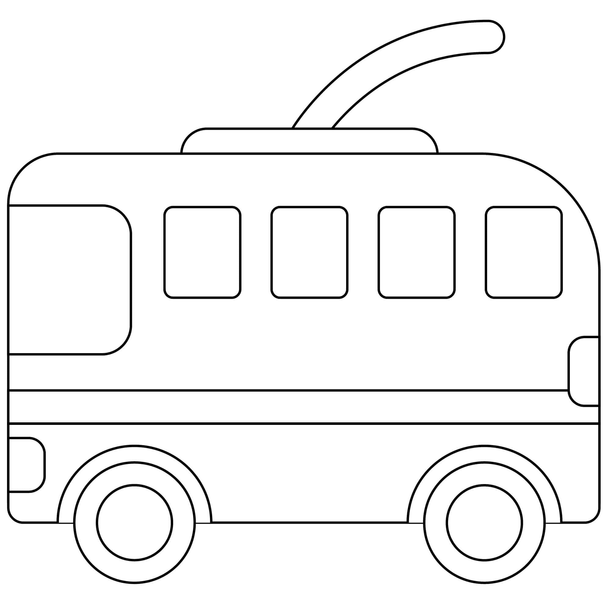 Emoji Bus Troli
