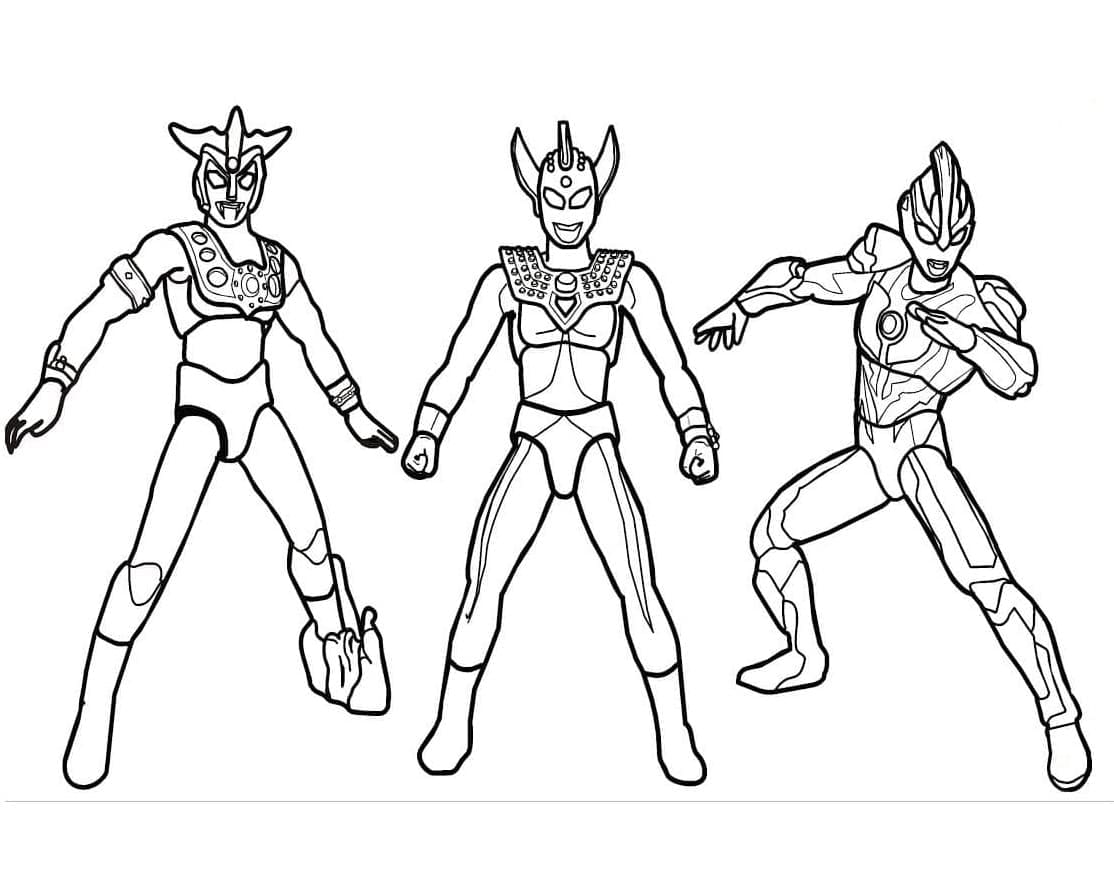 Mewarnai Gambar: Gambar Ultraman – Mewarnai.Net