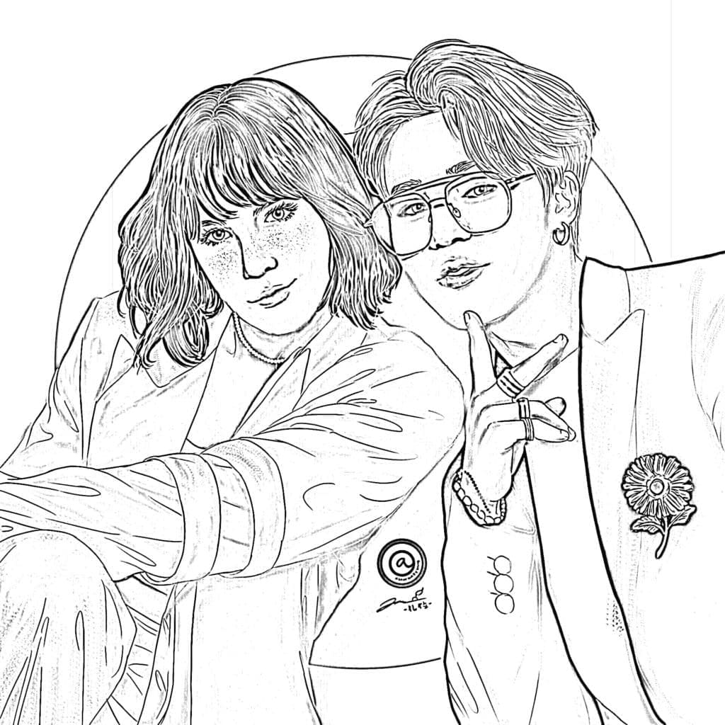 Halsey dan Jimin