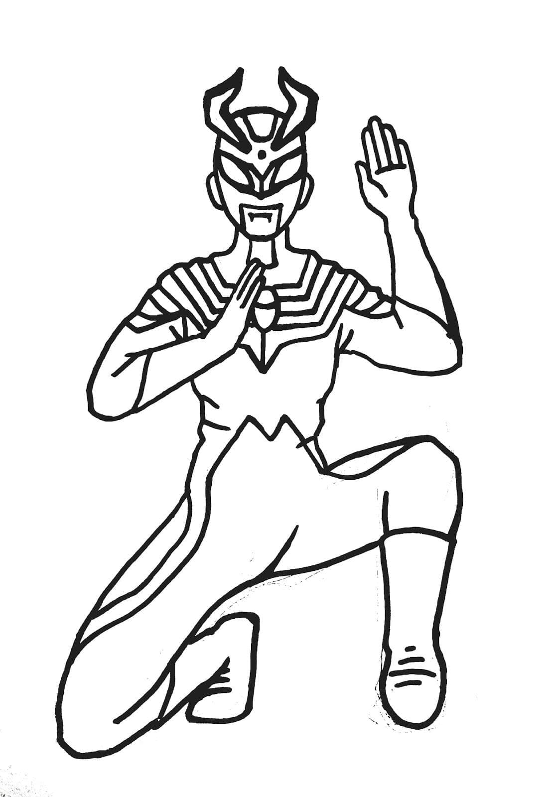 Ultraman Gratis Dapat Dicetak