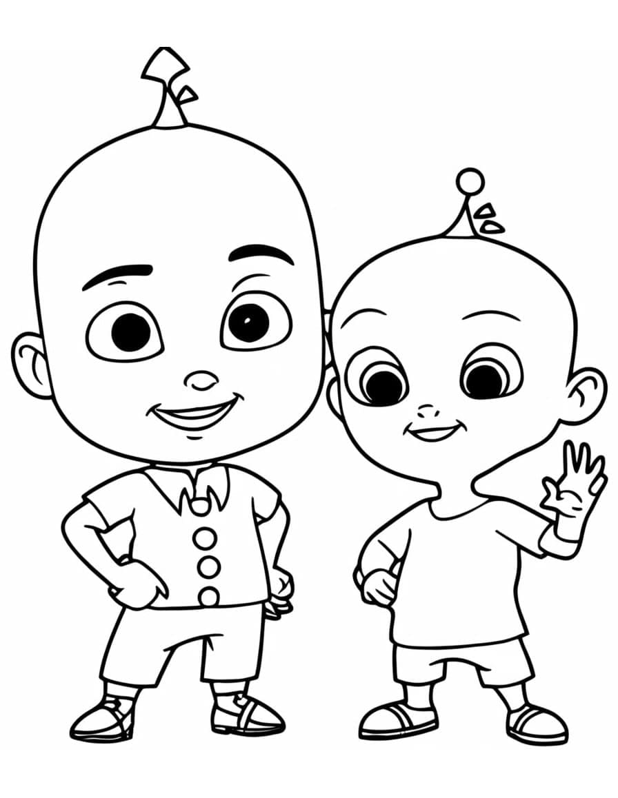 Gambar Mewarnai Upin Ipin - Mewarnai.Net