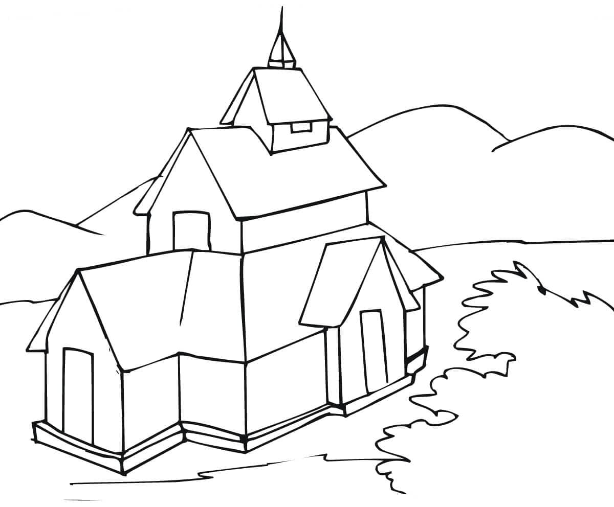 Gereja Stave di Norwegia