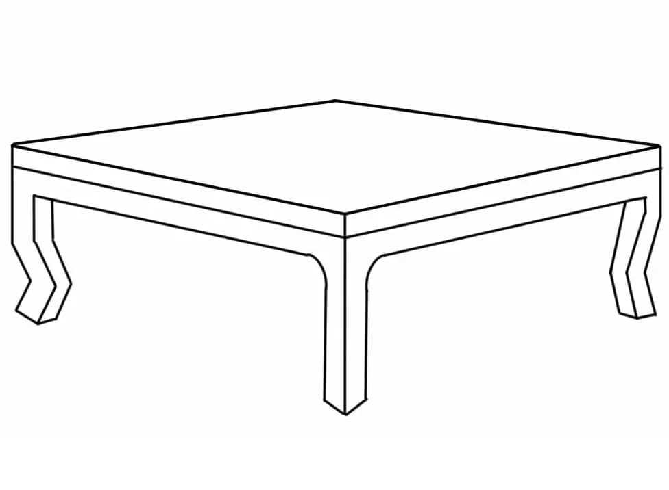 Meja Rendah