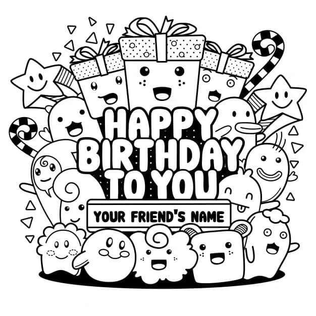 Selamat Ulang Tahun Gratis Dapat Dicetak