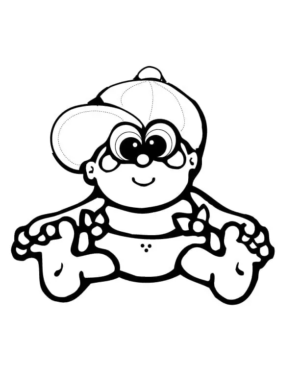 Bayi Laki-Laki yang Menggemaskan