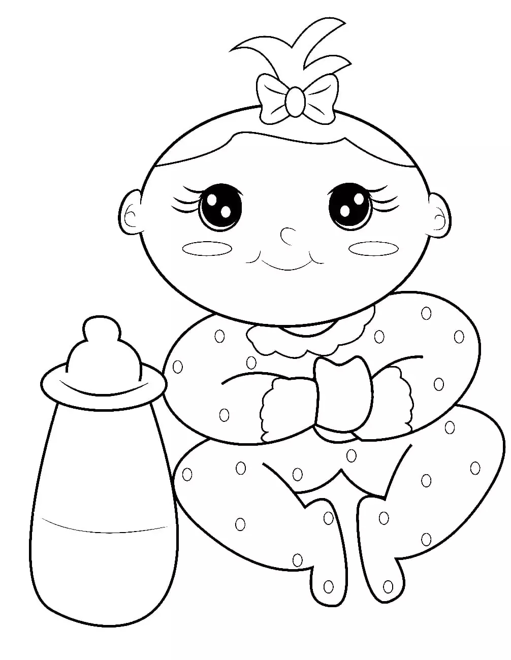 Bayi Perempuan dan Botol