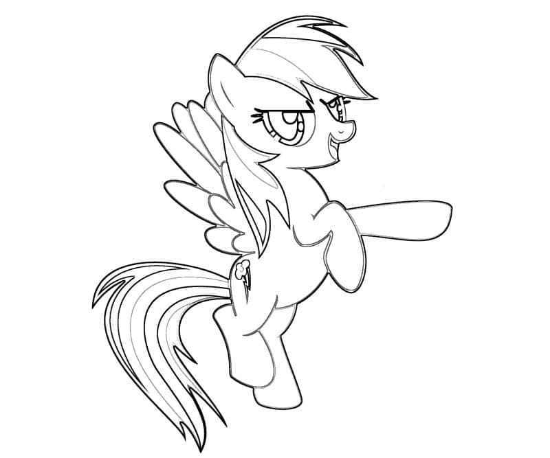 Kuda Poni Rainbow Dash
