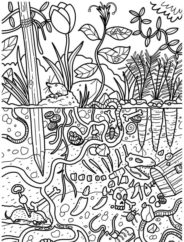 Seni Doodle Bawah Tanah