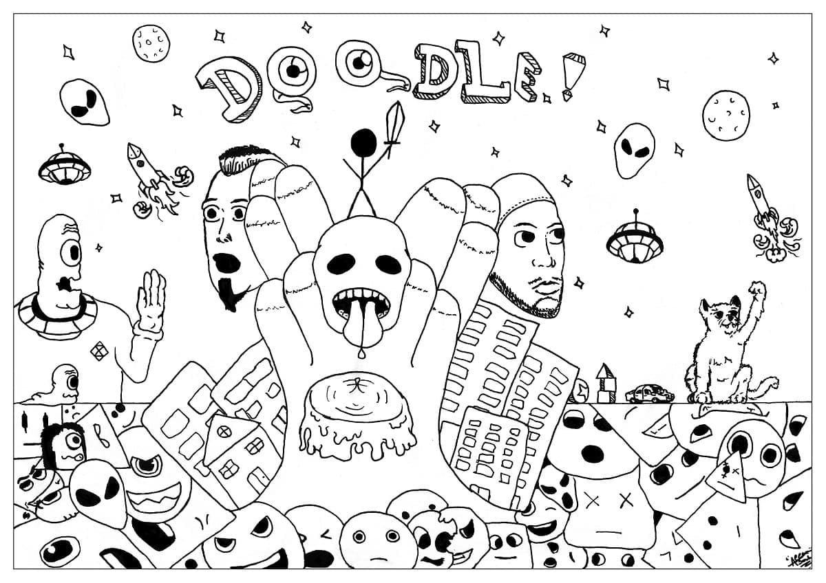 Seni Doodle Coretan