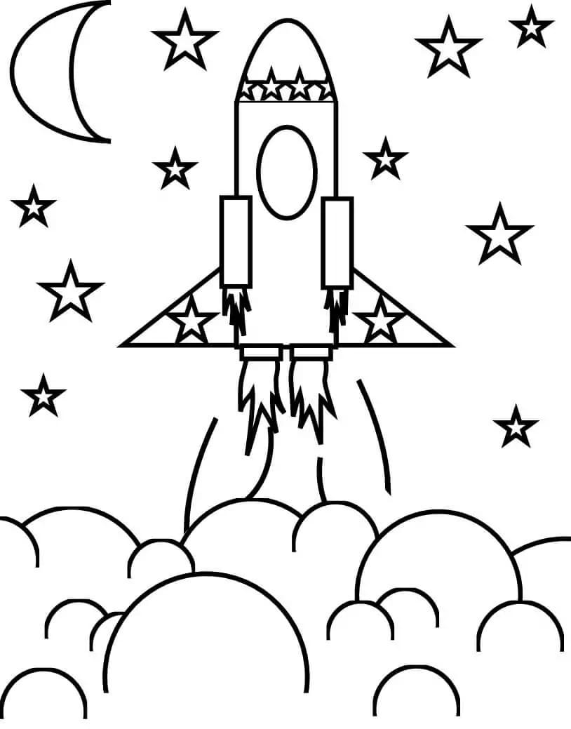 Roket di langit