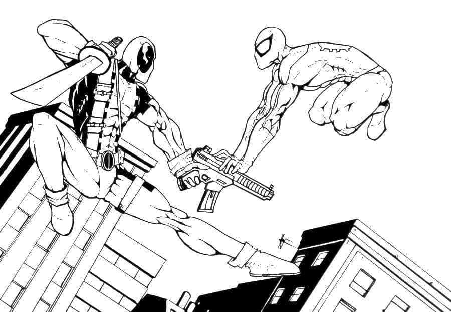 Deadpool dan Spider-Man
