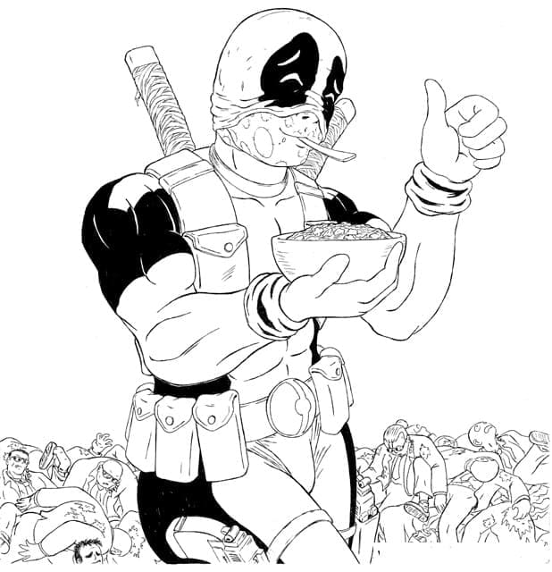 Deadpool Makan