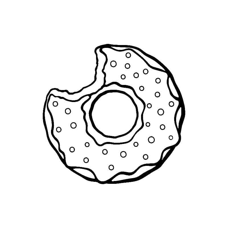 Donat yang Digigit