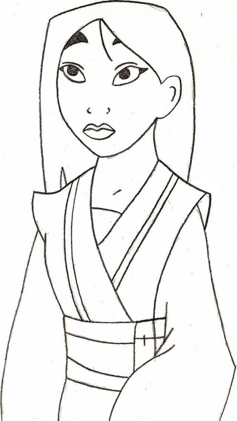 Menggambar Mulan