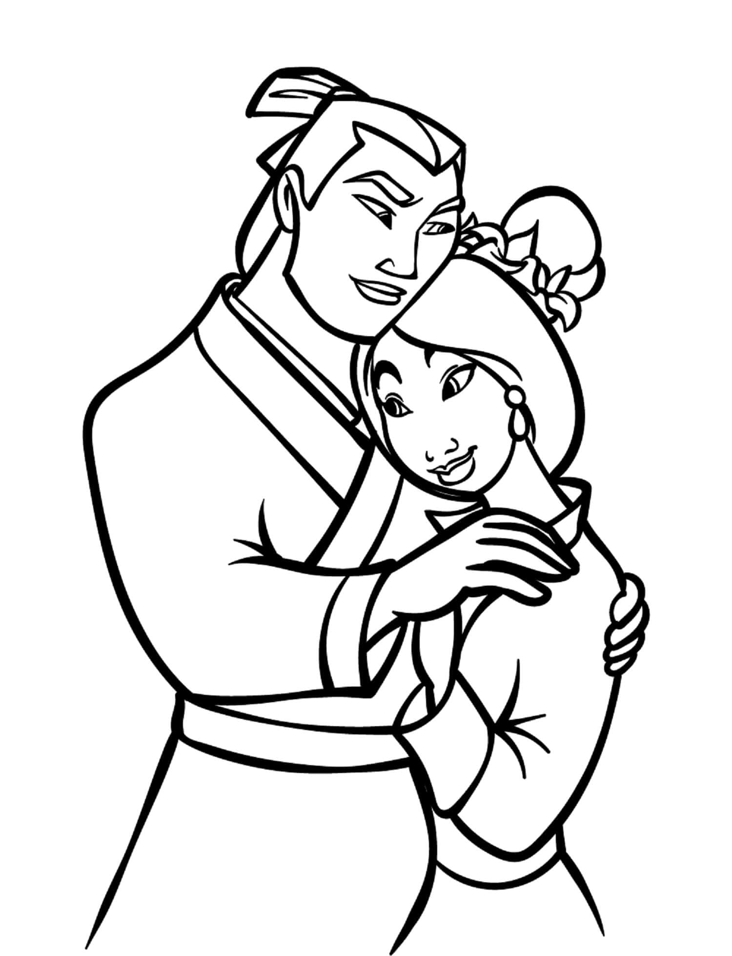 Mulan Merangkul Li Shang