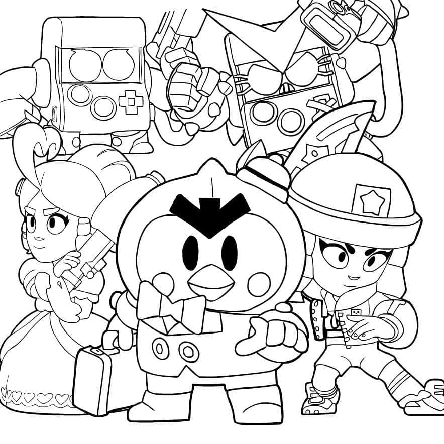 Brawl Stars yang Dapat Dicetak Gratis
