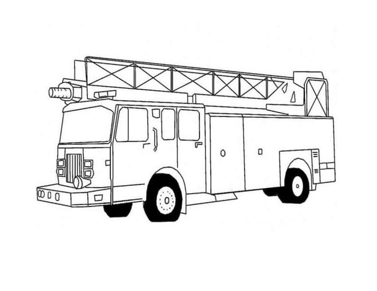 Gambar Truk Pemadam Kebakaran Gratis