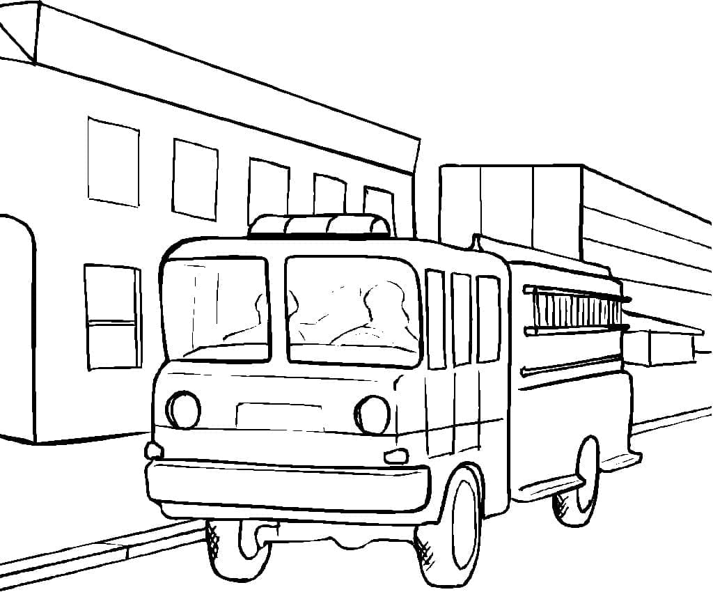 Gambar Truk Pemadam Kebakaran
