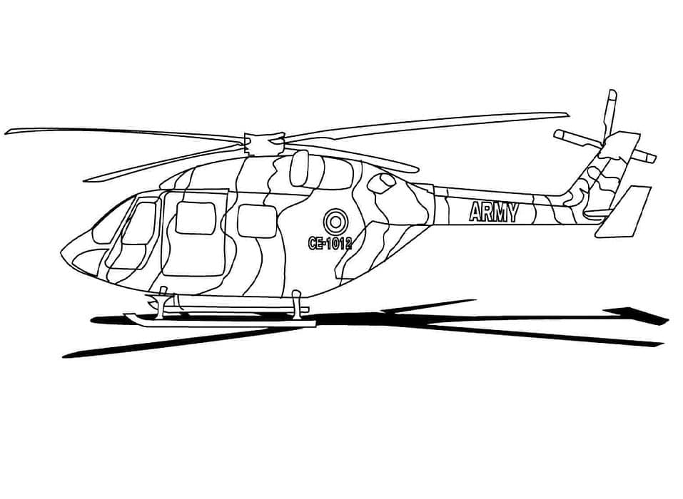Helikopter yang Dapat Dicetak untuk Anak-anak