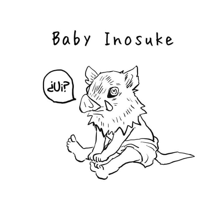 Inosuke Lucu Dapat Dicetak