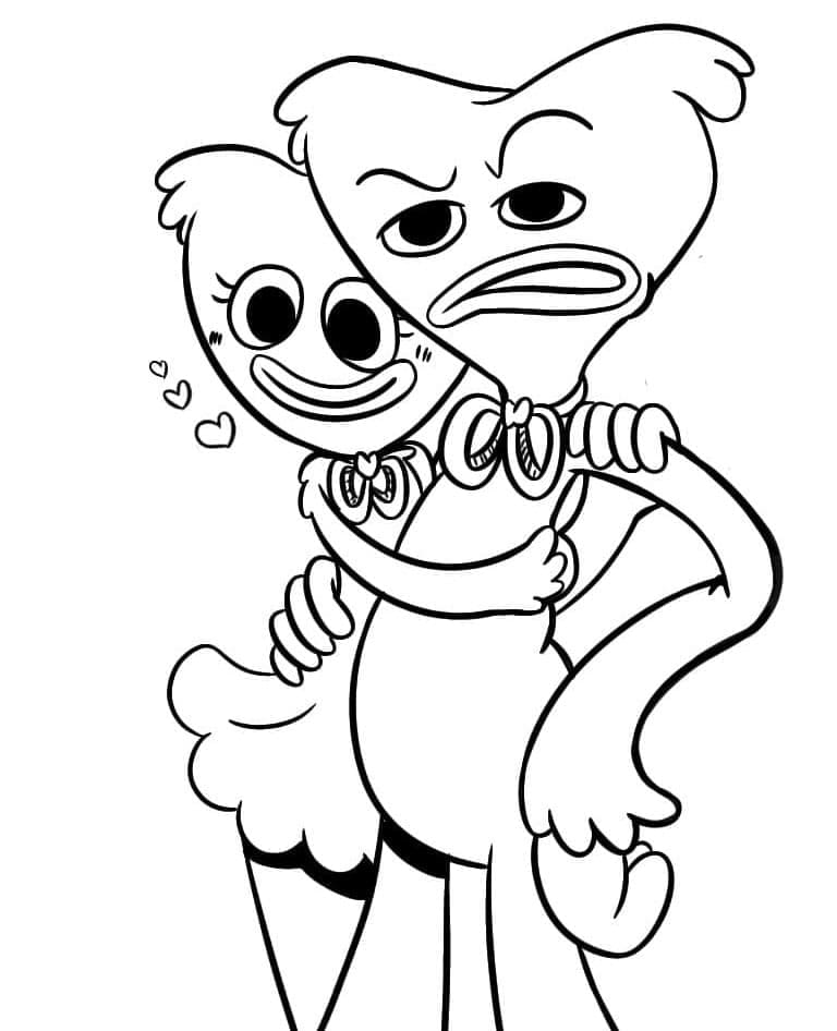 Kissy Missy dengan Huggy Wuggy