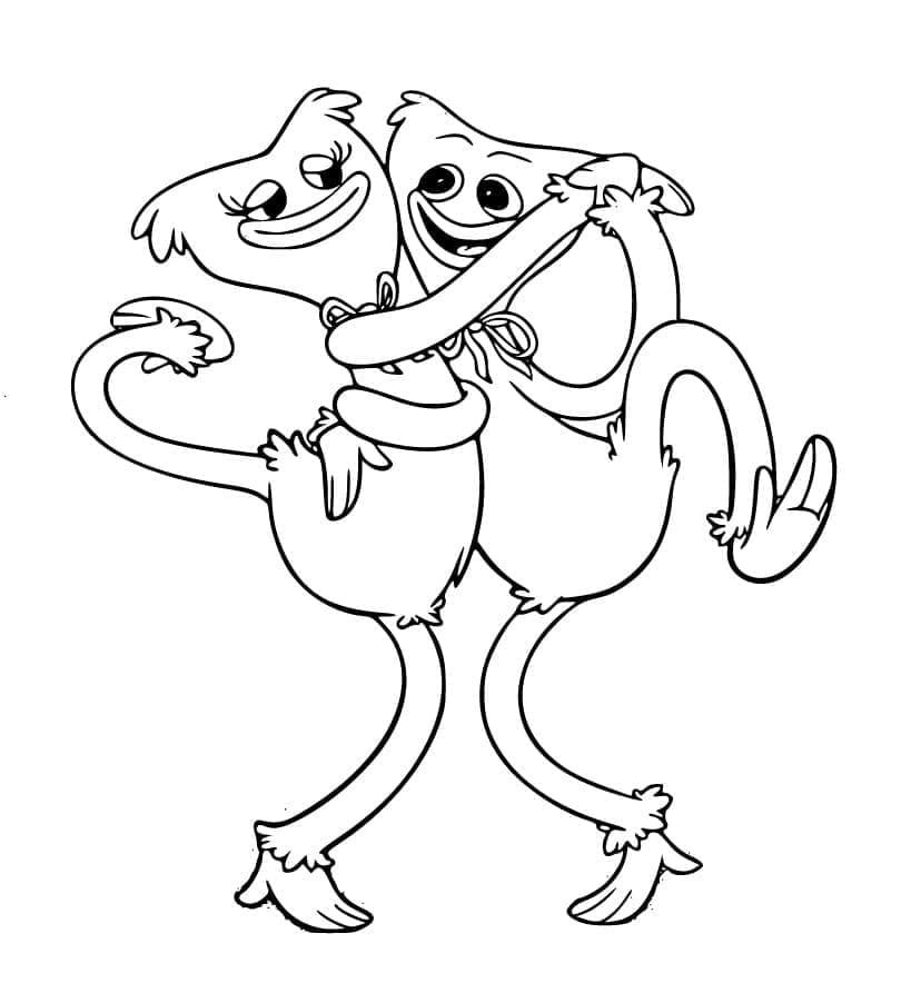 Menari Kissy Missy dan Huggy Wuggy