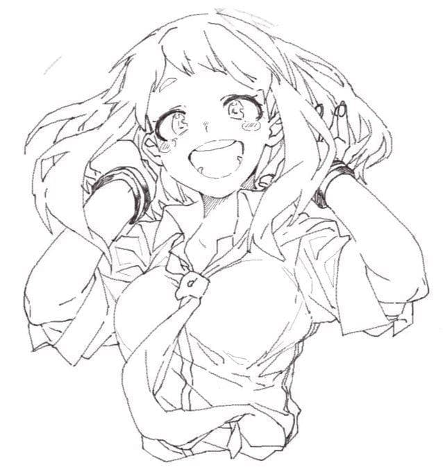 Menggemaskan Uraraka