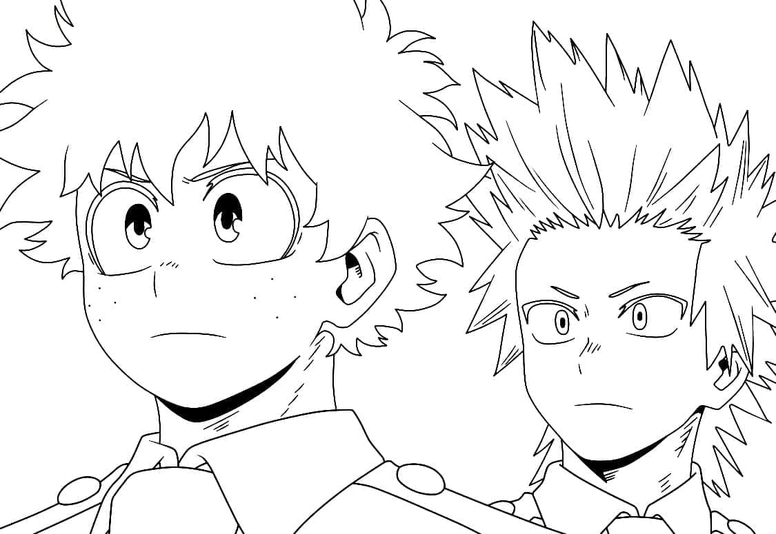 Midoriya dan Kirishima