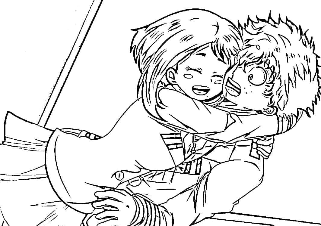 Midoriya dan Uraraka