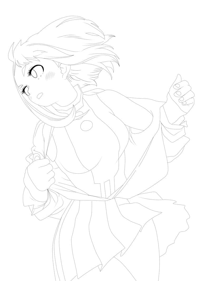 Ochako Uraraka yang cantik