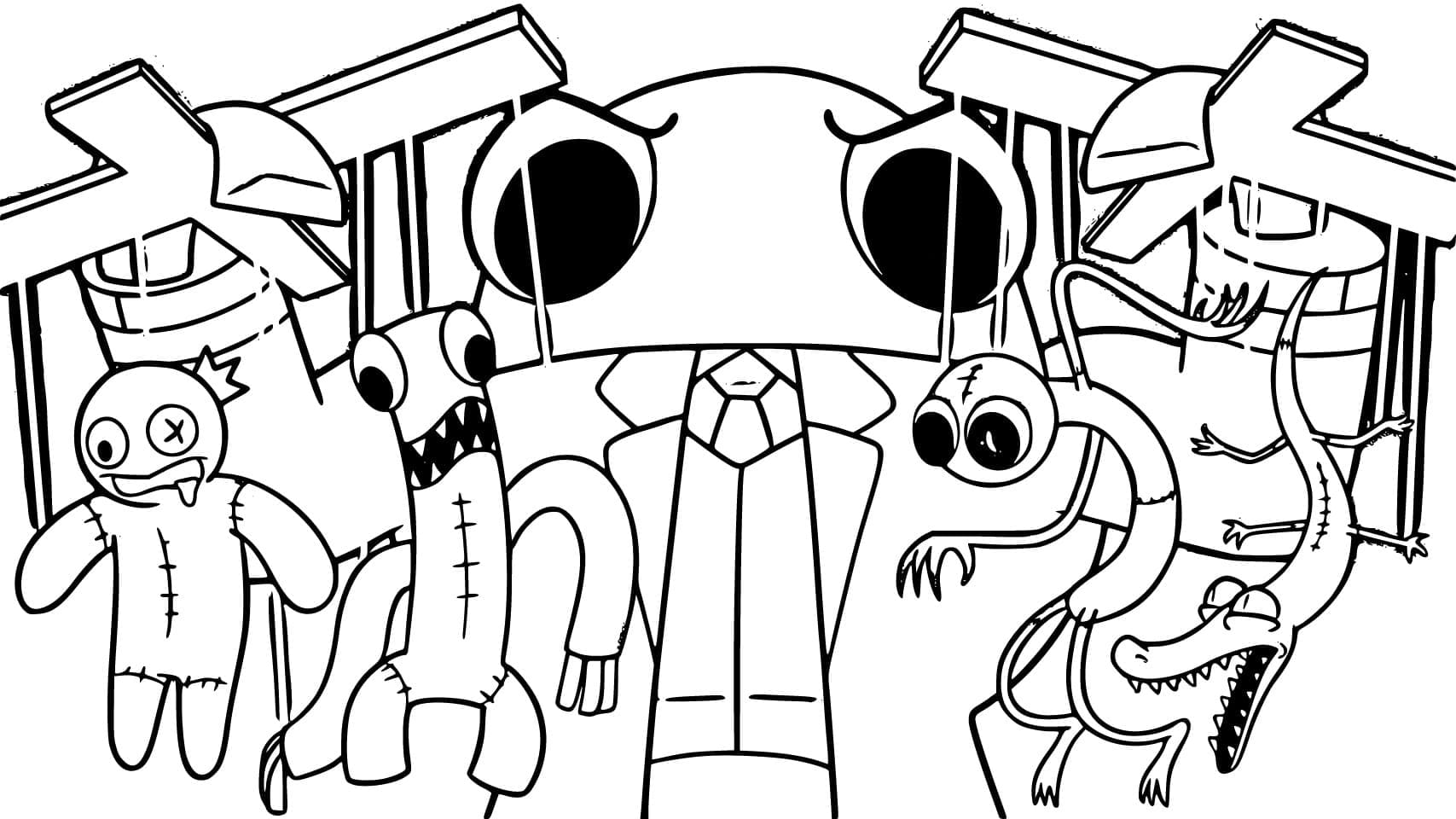 Rainbow Friends gambar