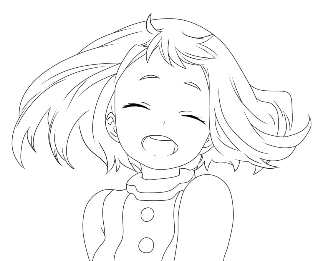 Sangat Senang Ochako Uraraka
