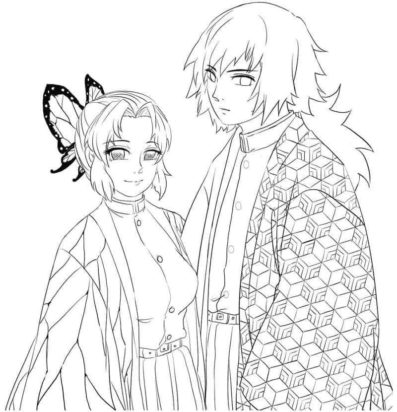 Shinobu dan Tomioka Demon Slayer