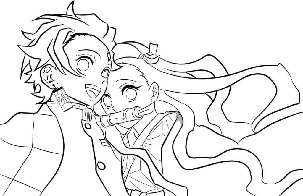 Tanjiro dan Nezuko Demon Slayer