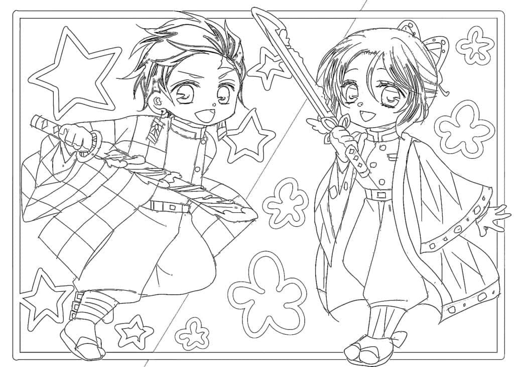 Tanjiro dan Shinobu Kochou
