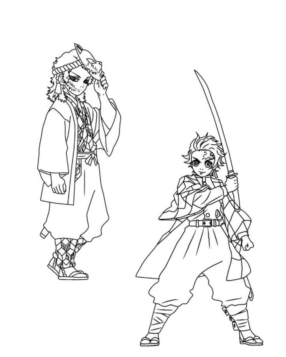 Tanjiro dan Temannya