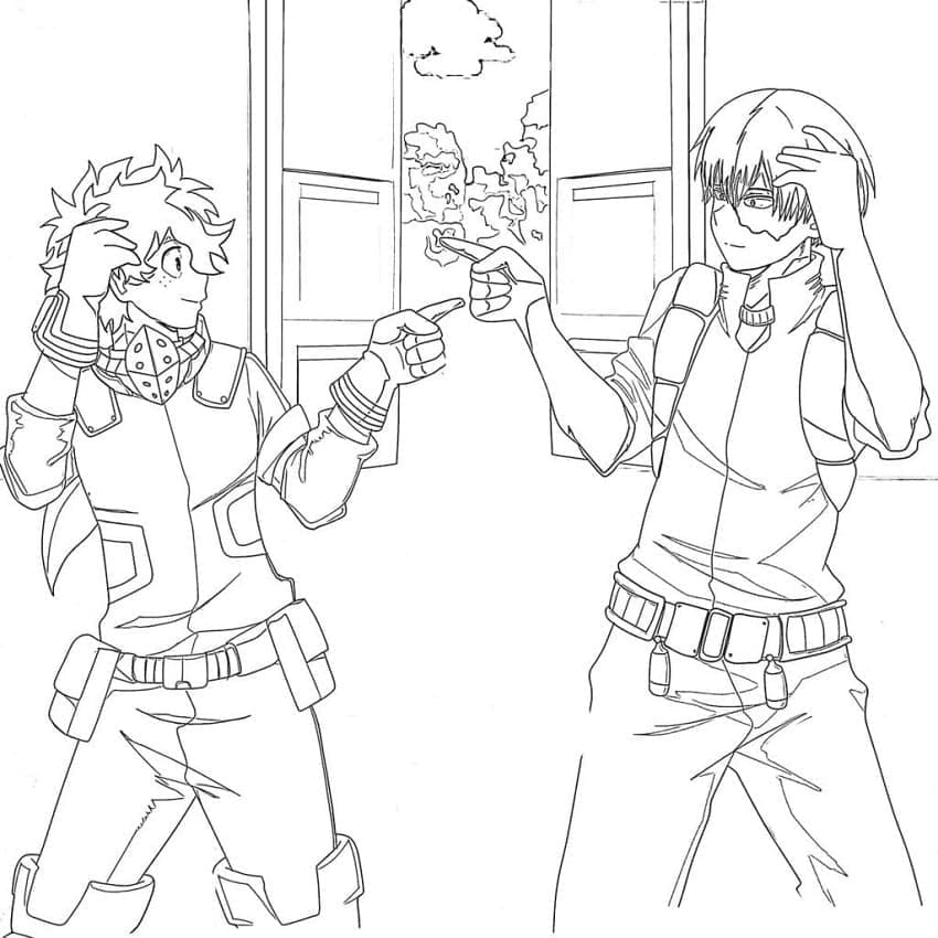 Todoroki dan Midoriya
