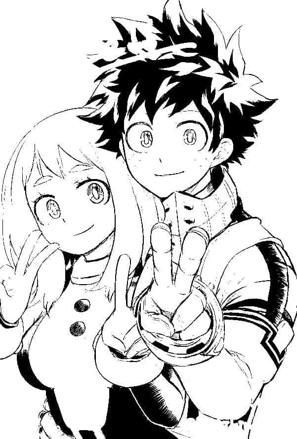 Uraraka dan Deku