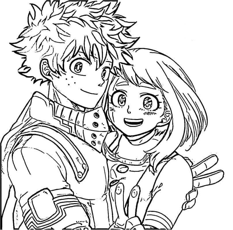 Uraraka dan Midoriya