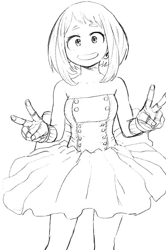 Uraraka yang sangat lucu