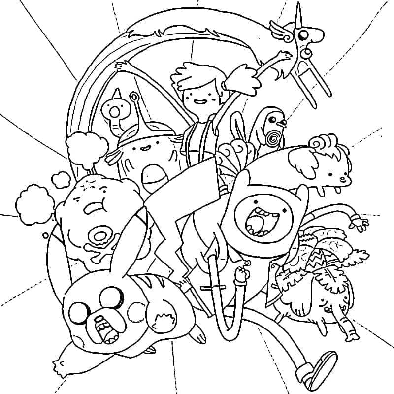 Adventure Time Dapat Dicetak