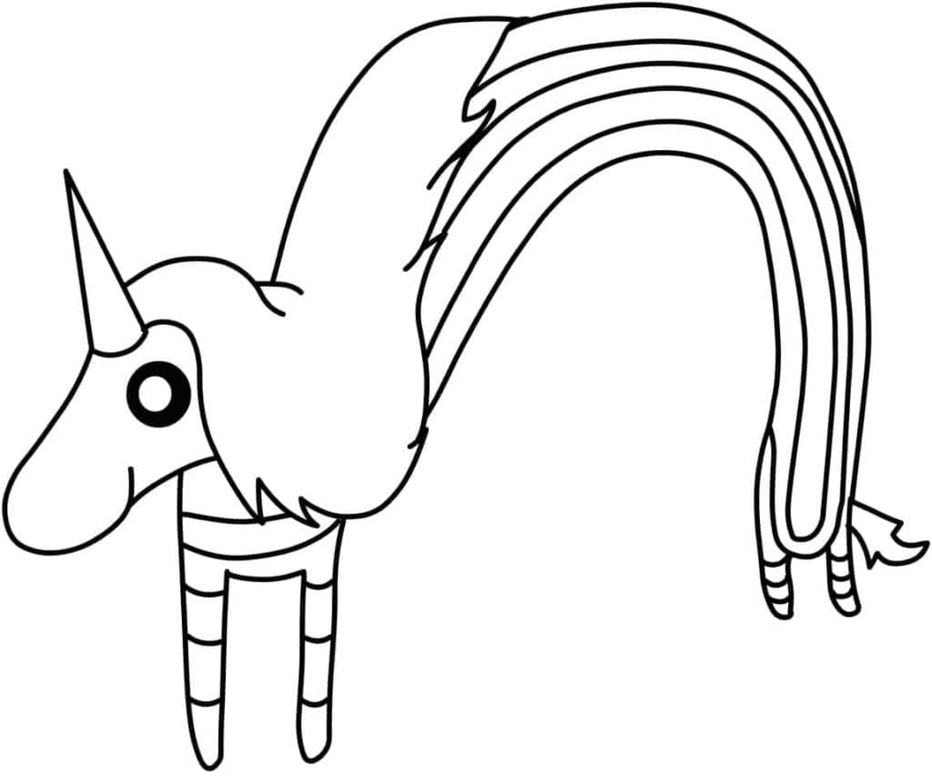 Adventure Time Nona Rainicorn
