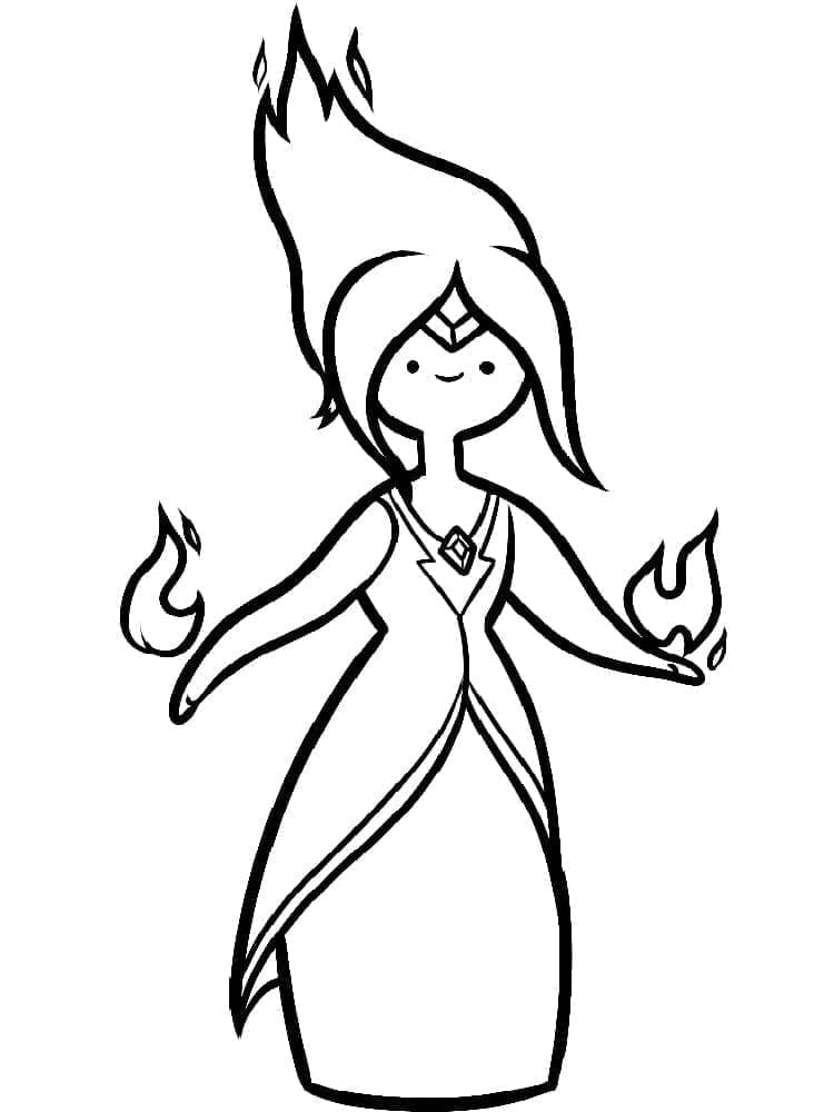 Adventure Time Putri Flame
