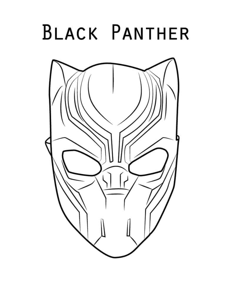 Black Panther Topeng
