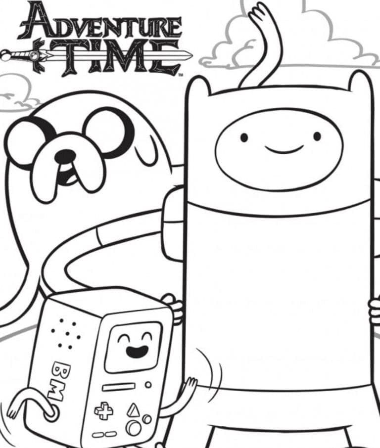BMO dengan Finn dan Jake
