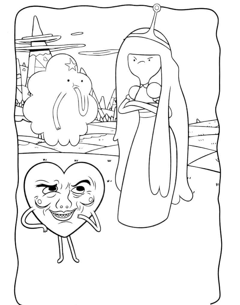 Gambar Adventure Time yang dapat dicetak